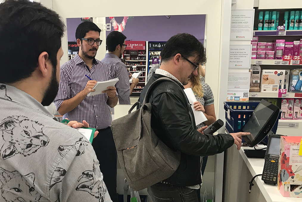 Pruebas de usuario en sucursal